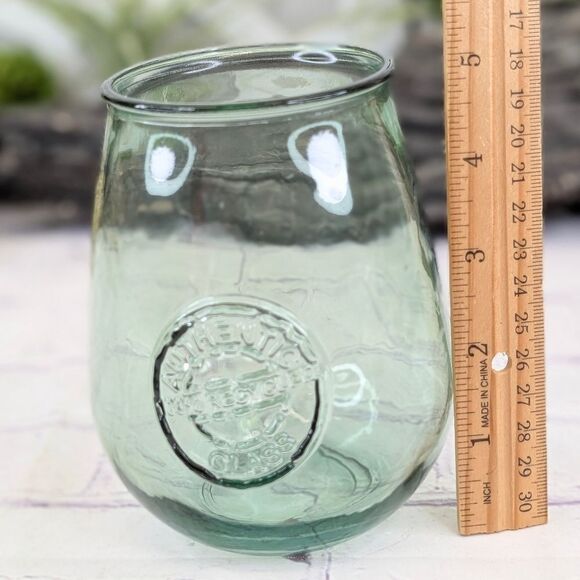 Authentic 100% Recycled Green Glass (See My Other Teal Green Blue Glass) - Picture 6 of 7